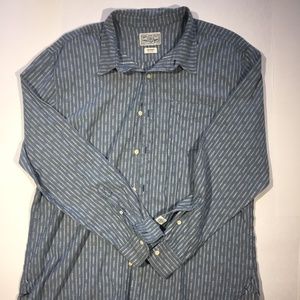 The Lucky Brand Blue 3 Diamond pattern Button Down